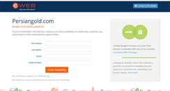 Desktop Screenshot of persiangold.com